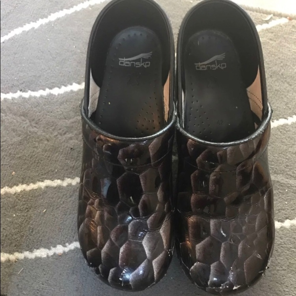 Reptile print Dansko shoes